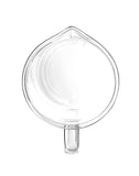 1 x RAW Customer Returns QWORK 2 pieces measuring cup with handle, borosilicate glass, 500 ml - RRP €18.14