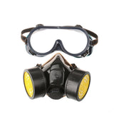 1 x RAW Customer Returns Delmkin professional gas mask activated carbon painting mask respirator mask with 2 filters anti-dust, pesticides, formaldehyde, colored varnish - RRP €17.03