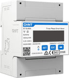 1 x RAW Customer Returns CHINT Electricity meter three-phase rail DIN, with MID certificate, for electricity bill, solar panels PV system, electric vehicle charger, 3x220-380V 3x240-415V 0.25-5 80 A 50 60hz - RRP €98.35