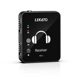 1 x RAW Customer Returns LEKATO MS-1 Wireless In-Ear Monitoring System, Professional 2.4G Stereo Wireless IEM System Operates in Mono and Stereo Mode Suitable for Studio Live Performance and Musicians Receiver Only - RRP €44.99