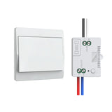 1 x RAW Customer Returns Light switch set, Thinkbee radio switch with receiver, 160 m range, kinetic wireless switch, no wiring, no battery, wireless switch, waterproof wall switch, can be used for 50 years - RRP €31.7