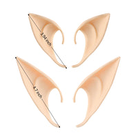 23 x Brand New ADELGO 4 Pairs Elf Ears Set, Soft Elf Ear Latex Ears Pointed Ears for Cosplay, Fairy Ears Women for Halloween Cosplay Carnival Party Mardi Gras Costume Accessories - RRP €161.92