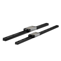 1 x RAW Customer Returns Veekaft 2 sets Black coating MGR rail MGR9 miniature linear guide 250mm with MGN9H carriage, suitable for 3D printer CNC 250mm,MGN9H,2  - RRP €35.29