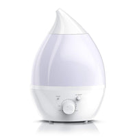 1 x RAW Customer Returns PRITECH-Ionizing Ultrasonic Humidifier 1500mL Teardrop Aroma Diffuser LED Light Adjustable Power, Bedroom, Home, Office, Bathroom, Baby Ultra-Quiet Auto-Off. - RRP €32.89