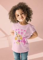 1 x RAW Customer Returns PAW PATROL T-Shirt Girls Skye Birthday Girl 4 Years Birthday Girl TShirt 128 Pink - RRP €22.14