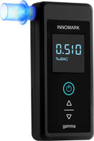 1 x RAW Customer Returns Innomark Gamma Breathalyzer - Digital alcohol breathability tester - police-accurate breathalyzer - easy to use - RRP €60.49