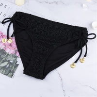 1 x RAW Customer Returns AIJIA Women s Padded Bikini Swimsuit Classic Sexy Triangle Two-Piece Halterneck Swimsuit Black, L - RRP €24.0