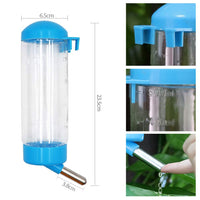 8 x Brand New Plastic Hamster Water Bottle Dispenser Feeder Hanging Pet Dog Guinea Pig Squirrel Drinking Head Tube Fountain Random Color  - RRP €163.2