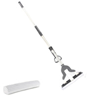 1 x RAW Customer Returns 3 x sponge mop with movable mop, very absorbent, telescopic handle - RRP €20.4