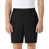 1 x RAW Customer Returns SURFEASY Men s Golf Shorts Stretch Short Golf Pants Lightweight Quick-drying 9 Bermuda Shorts Black, M  - RRP €30.23