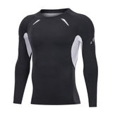 1 x RAW Customer Returns JEPOZRA compression shirt men s long-sleeved running shirt winter thermal shirt undershirt men s football sports shirt sportswear t-shirt for running fitness - RRP €16.72