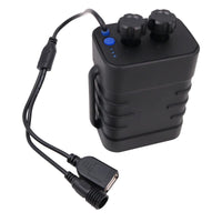 1 x RAW Customer Returns Tiardey 12V Bicycle Mobile Power Box Battery Holder 18650 Waterproof Battery USB DC Double Interface for Bicycle Bike Lamp - RRP €19.67