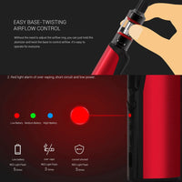 1 x RAW Customer Returns Original VAPTIO Cosmo Kit Electronic Cigarette 1500 mAh 30W Power Vape Kit with 2 Cosmo Coils 0.7ohm 1.6ohm, No E Liquid No Nicotine Red  - RRP €23.8