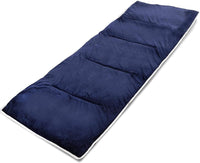 1 x RAW Customer Returns campMax XL camping bed, camp bed pad, 190 x 75 cm mattress for camp bed, foldable, soft and well insulating cotton pad with high-quality polyester filling, navy blue - RRP €36.29