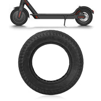 1 x RAW Customer Returns MAGT Tires for Electric Scooter, Explosion-proof Tire Durable Anti-Slip Rubber Solid Tire for 10 Inch Electric Scooter Black  - RRP €19.9