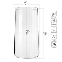 1 x RAW Customer Returns Krosno Glasses Water Juice Highball Glass Set of 6 540ML Avant-Garde Collection Ideal for the Home, Restaurant and Receptions Dishwasher safe - RRP €27.3