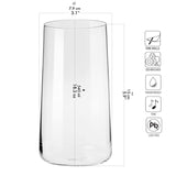 1 x RAW Customer Returns Krosno Highball Water Glass Juice 6 pieces 540ml Avantgarde Collection Perfect for home, restaurants and parties dishwasher safe - RRP €26.21