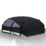 1 x RAW Customer Returns Car Roof Rack Bag 585 liters . Waterproof Car Roof Bag Made of Oxford 600 PVC Interior, Flexible with 6 Straps for Installation in Cars with or without Roof Rack. 130x100x45cm  - RRP €78.98