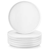 1 x RAW Customer Returns vancasso VENUS dinner plate stoneware, dinner plate set 6 people, 10.5 inch plate set, tableware for dishwasher and microwave, pasta plate, breakfast plate, cake plate, white color - RRP €49.99