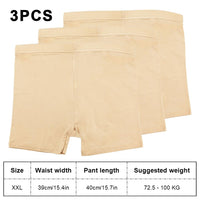 2 x Brand New Hileyu Anti-Chafing Shorts for Women,3 Pieces Seamless Anti-Chafing Shorts Cycling Shorts Safety Shorts Underdress Panties Soft Yoga Shorts Skin Color  - RRP €45.6