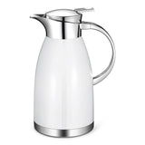 1 x RAW Customer Returns Haosens 1.8 liter stainless steel insulated jug thermos flask teapot, double layer vacuum coffee pot - elegant design, double-walled insulation - RRP €32.15