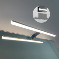 1 x RAW Customer Returns DILUMEN mirror lamp bathroom, 10w 800lm 40cm, LED mirror cabinet lighting, mirror light bathroom modern, mirror lamp bathroom, natural white 4000K bathroom light - RRP €24.07