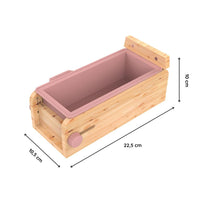 1 x RAW Customer Returns C COA - Soap making - Silicone mold - Cutting tool - Compact set - Precise cutting - Easy to use - 22.5 x 10.5 x 10 cm - RRP €17.4