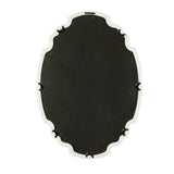 1 x RAW Customer Returns Sintosin Farmhouse Mirror Decorative Wall Mirror Oval 43 x 60 cm, Vintage Mirror Large with Wooden Frame for Living Room, Bedroom, Bathroom, Hallway - RRP €50.41