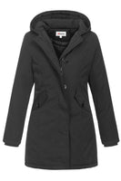 1 x RAW Customer Returns Elara Women s Winter Parka Chunkyrayan Coat Black EF19037 Black 32 2XS  - RRP €84.12