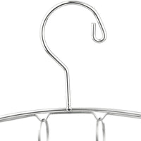 40 x Brand New WAIKAS Pack of 2 Sock Underwear Hanger, Stainless Steel Hanger, Stainless Steel Sock Hanger with 8 Clips, Suitable for Drying Socks, Underwear, Baby Clothes, Towels - RRP €424.8