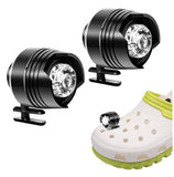 1 x RAW Customer Returns 2PCS Headlights for Crocs Croc Headlights Croc Lights Shoe Pendant Accessories Decoration Funny Shoe Accessories Funny Gift Black  - RRP €12.4