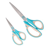 1 x RAW Customer Returns MANUFORE tailor s scissors rotary cutter set with multi-purpose fabric scissors soft handles 26cm 14cm and 45mm rotary cutter with three replacement round blades for fabric, paper, leather - RRP €15.12