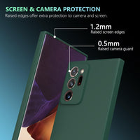 6 x Brand New Case for Samsung Galaxy Note 20 Ultra 5G, Slim Design Skin Feel Soft TPU Shockproof Protective Case for Samsung Galaxy Note 20 Ultra 5G, Green - RRP €59.94