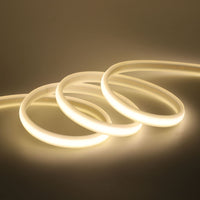 1 x RAW Customer Returns Wisada 220V LED strip 15M, 288 LEDs m Flexible high density natural white 4000K CRI 85 FCOB LED strip, IP65 waterproof super bright COB LED light strip with switching plug for bedroom, closet lighting - RRP €57.47