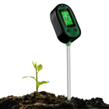 1 x RAW Customer Returns Bekasa Soil Moisture Meter, 5 in 1 Digital Plant Soil Meter Soil Test Kit with PH Temperature Moisture Light Gardening Lawn Agriculture Flower, - RRP €22.04