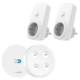 1 x RAW Customer Returns LoraTap wireless sockets set of 2 with remote control, 200m wireless range, wireless on off switching of devices up to 2500W - RRP €30.24