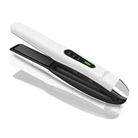 1 x RAW Customer Returns SUNMAY Voga 2 in 1 Wireless Hair Straightener and Curler, USB Rechargeable Ceramic Straightener, Mini Travel Straightener with 3 Levels Adjustable Temperature, 4800mA Battery - RRP €55.99