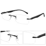 1 x Brand New LITIMA Reading Glasses for Men, Lightweight Blue Light Blocking Metal Frame Men s Reading Glasses Black, 1.25  - RRP €22.19