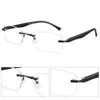 1 x Brand New LITIMA Reading Glasses for Men, Lightweight Blue Light Blocking Metal Frame Men s Reading Glasses Black, 1.25  - RRP €22.19