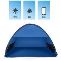 1 x RAW Customer Returns WERTAZ pop up beach tent small Sun Shelters Instant Pop Up Face Shade Canopy Anti-UV Automatic Shade Tent for Outdoor Beach Camping Fishing Hiking - RRP €20.16