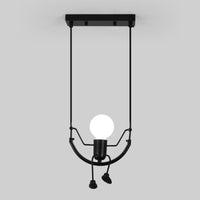 1 x RAW Customer Returns DAXGD Chandelier Iron, Creative Ceiling Light Cartoon - RRP €20.4