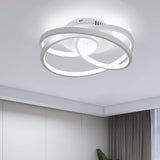 1 x RAW Customer Returns Goeco ceiling lamp LED modern, 40W LED ceiling light spiral made of acrylic, cold white light 6500K ceiling lamps ceiling lighting for bedroom, kitchen, living room, dining room, hallway, white diameter 30CM - RRP €37.63