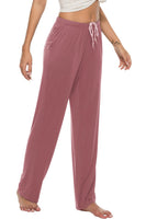 1 x RAW Customer Returns JINSHI Women s Pajama Bottoms Long Pajama Pants Soft Modal Sleepwear Casual Pants Light Gray Pink Purple L - RRP €34.27