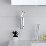 1 x RAW Customer Returns bgl wall mounted soap dispenser, 304 stainless steel, round, chrome color - RRP €18.84