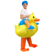 1 x RAW Customer Returns JASHKE Inflatable Costume Duck Costumes Inflatable Halloween Costumes for Adults - RRP €39.99