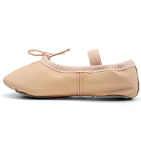 1 x RAW Customer Returns DANCEYOU ballet shoes made of genuine leather ballet slippers dance shoes for girls children women 37.5 EU - 38 EU - RRP €20.16