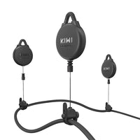 1 x RAW Customer Returns KIWI design VR Cable Management, 6 Packs VR Suspension System for HTC Vive Pro Oculus Rift Oculus Rift S Sony Playstation VR Microsoft MR Samsung Odyssey Accessori VR Black  - RRP €33.99