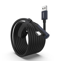 1 x RAW Customer Returns Syntech 5 Meter Link Cable Compatible with Quest 3 2 Pro and Pico4 Pro Accessories and PC Steam VR, High Speed Data Transfer, USB 3.0 to USB C Link Cable for VR Headsets, Black - RRP €23.4