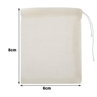 2 x RAW Customer Returns Fantasyon 50pcs 6x8cm Cotton Bags Small Cotton Muslin Drawstring Bags Small Cloth Bags Reusable Mesh Bags for Jewelry Gift Fruit Tea Coffee Spices - RRP €16.1