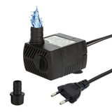 1 x RAW Customer Returns Mini water pump aquarium pump 400L H 5W submersible pump small fountain pump with 1.35m power cable for aquarium pond garden and hydroponic system AC220-240V - RRP €14.36